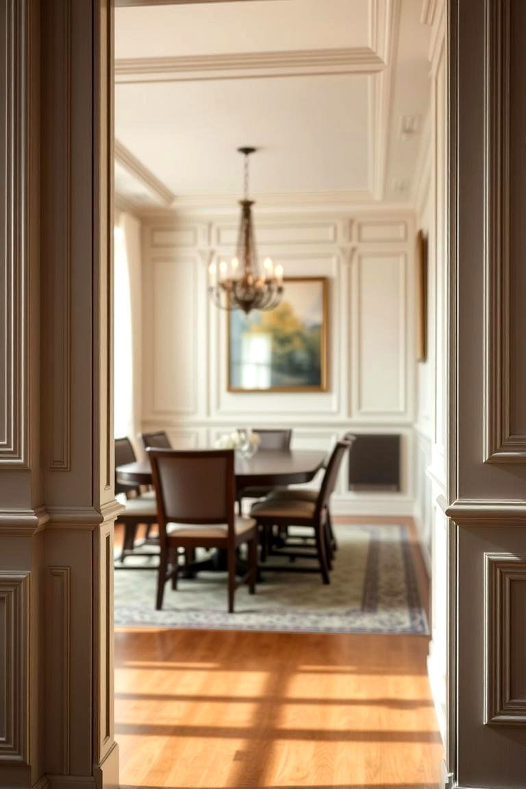 Elegant Beadboard Panels - 24 Dining Room Wall Paneling Ideas