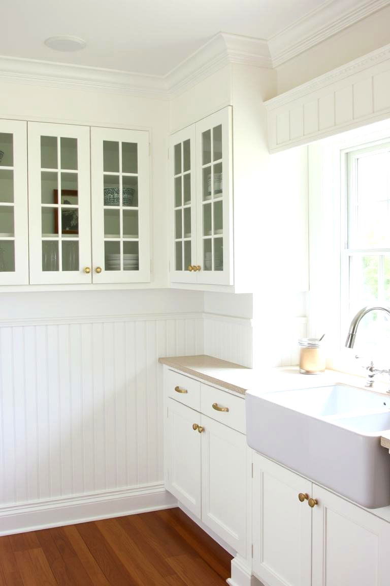 Elegant Beadboard Wainscoting - 24 Wall Collage Ideas