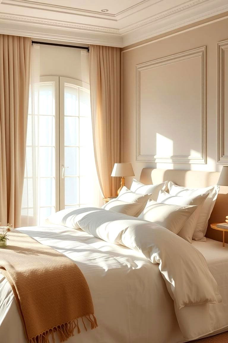 Elegant Beige and Linen - 24 Beige Bedroom Ideas