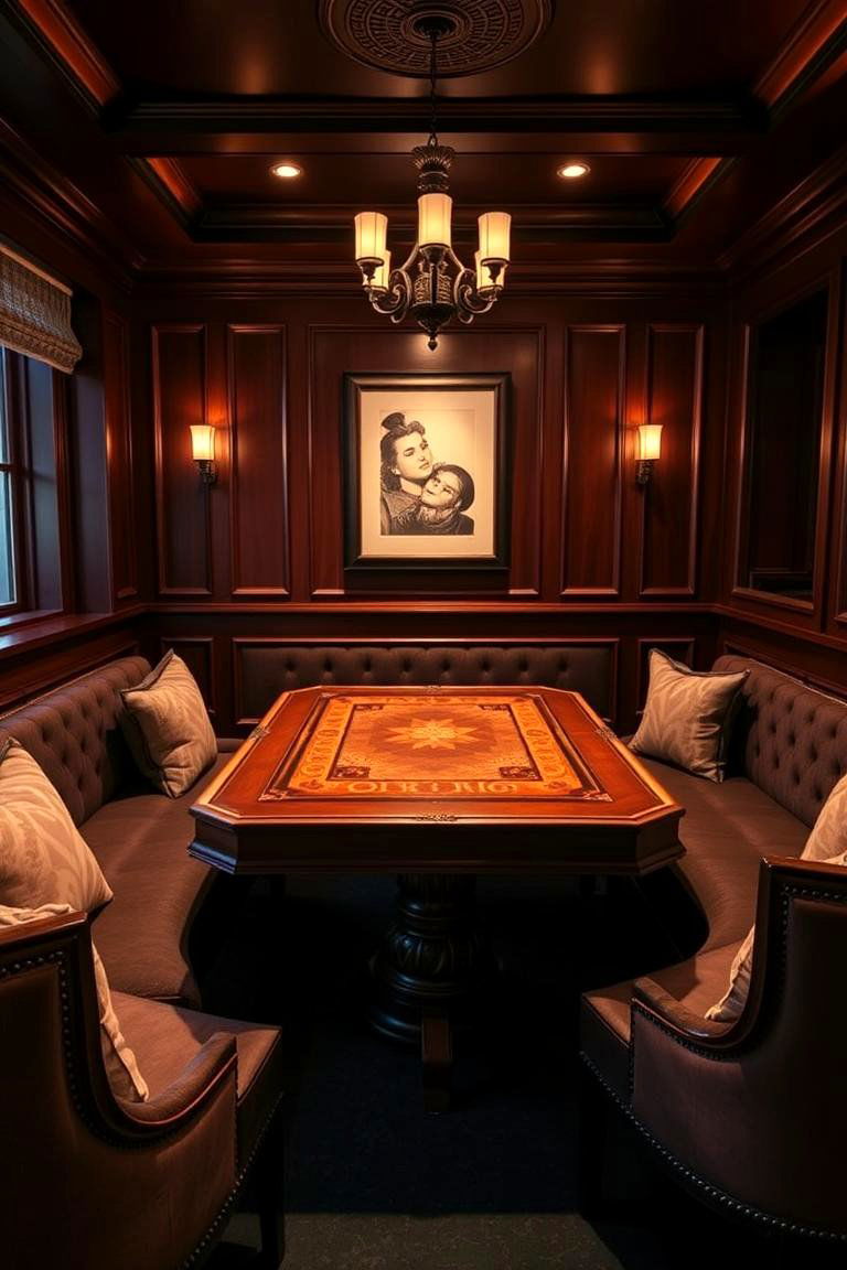 Elegant Board Game Parlor - 24 Luxury Game Room Ideas