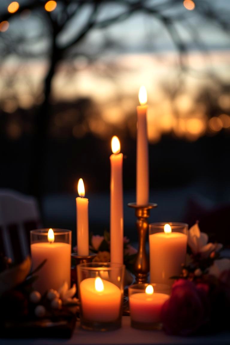 Elegant Candlelight Ambience - 24 Wedding Decoration Ideas