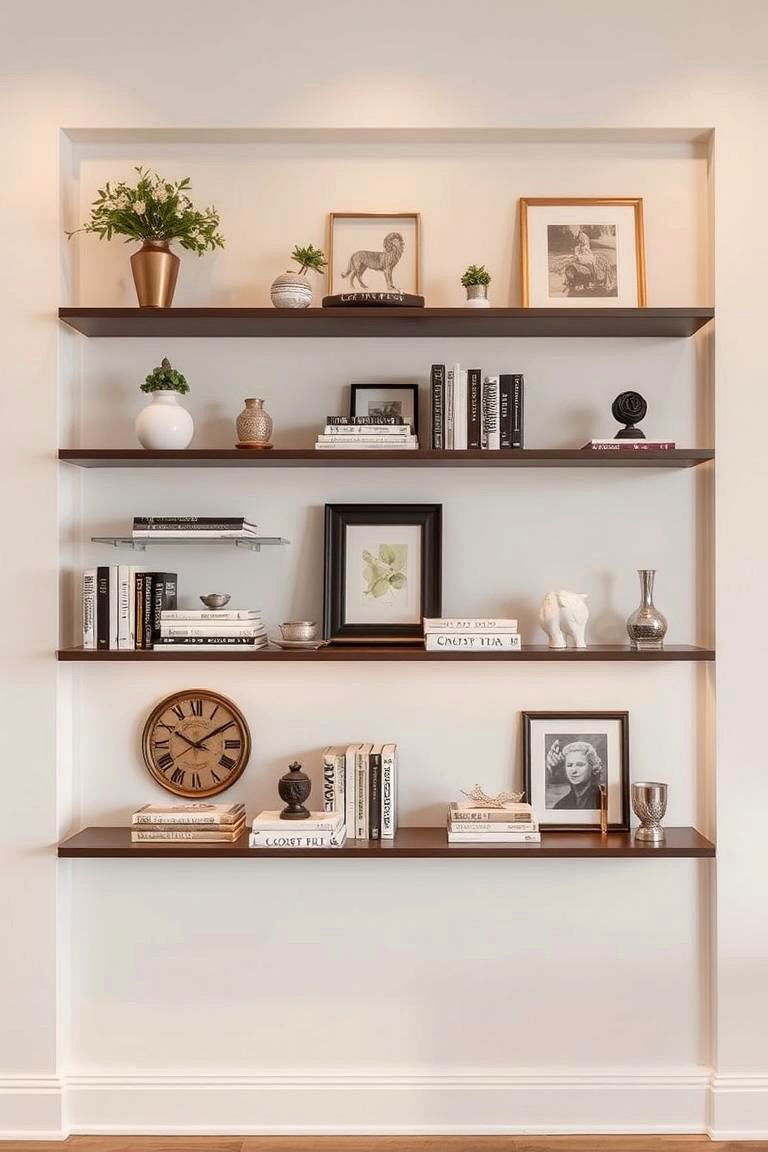 Elegant Decorative Shelves - 24 Wall Decor Ideas
