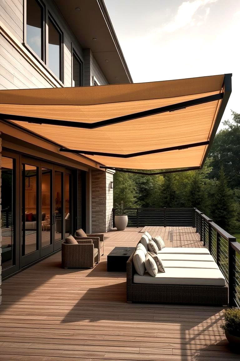 Elegant Designer Awning - 24 Deck Awning Ideas