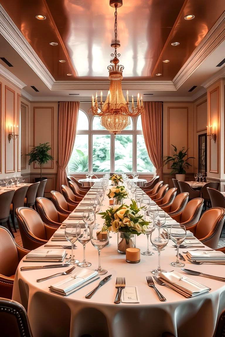 Elegant Dining Room Glow - 24 Warm Color Palettes for Every Room in the House