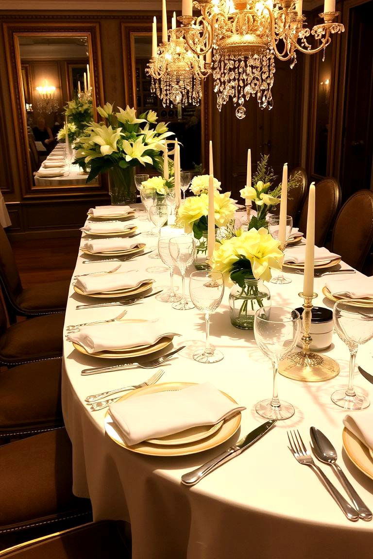 Elegant Dinner Party Table Setting - 24 Table Setting Ideas