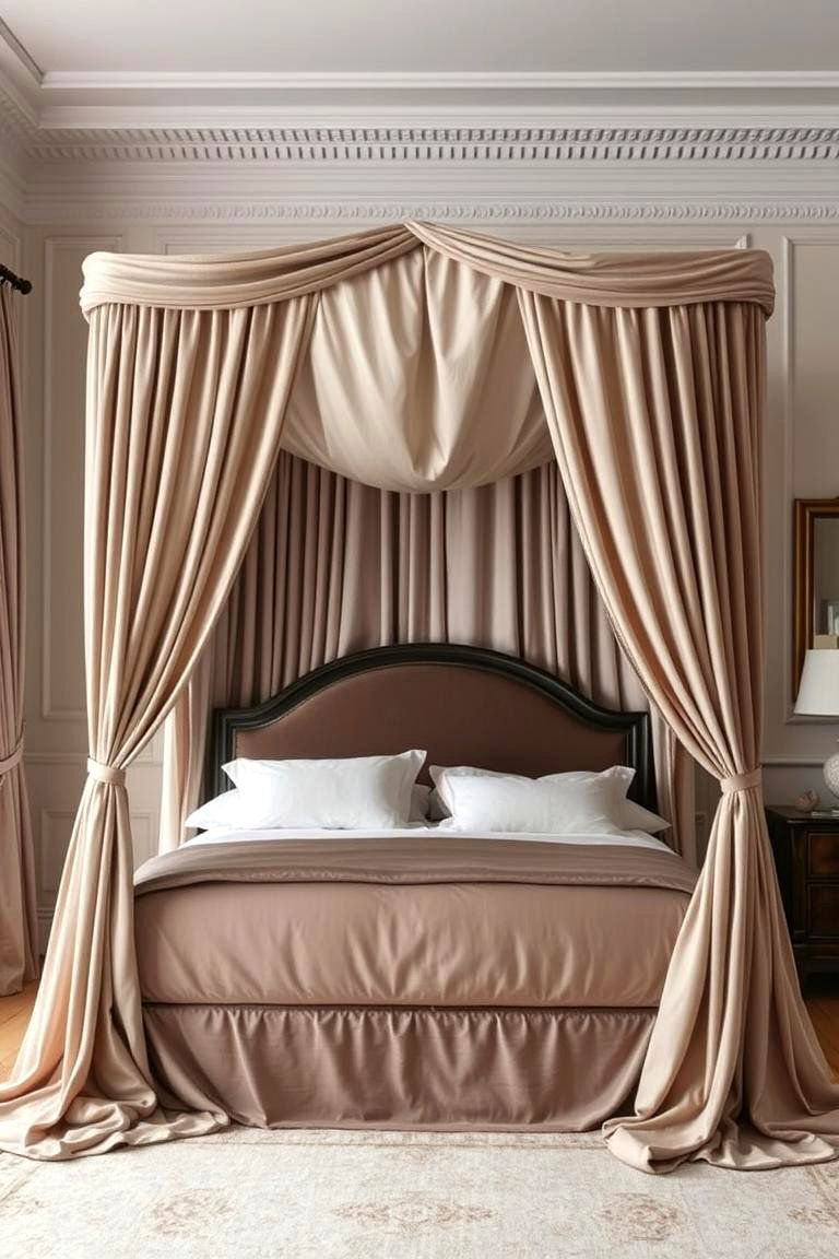 Elegant Draped Canopy Bed - 24 Canopy Bed Ideas