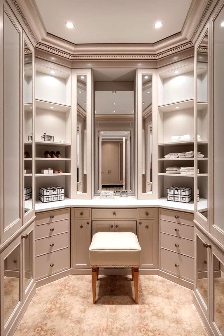 Elegant Dressing Box Room - 24 Box Room Ideas
