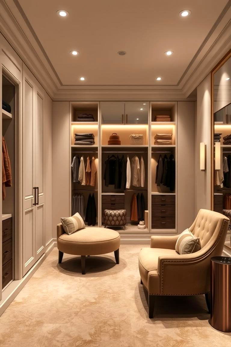 Elegant Dressing Room - 24 Snug Room Ideas