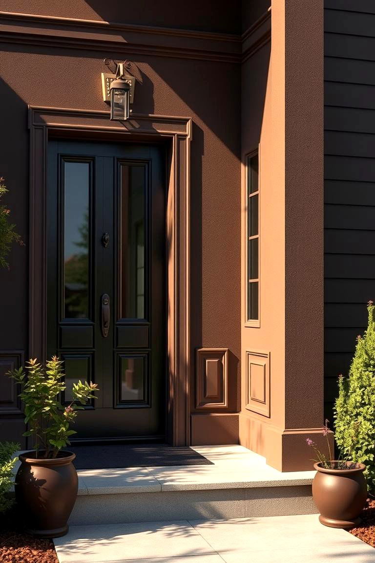 Elegant Espresso Brown - 24 Brown Exterior House Colors