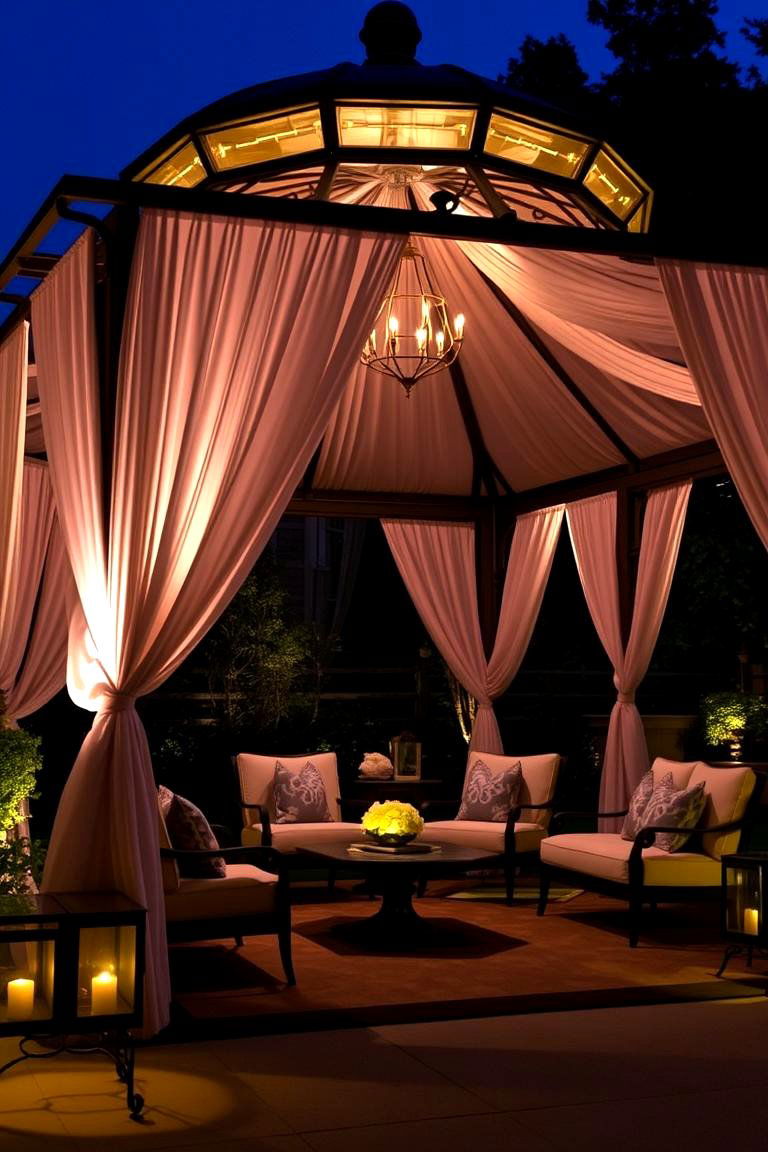 Elegant Evening Retreat - 24 patio with a gazebo ideas