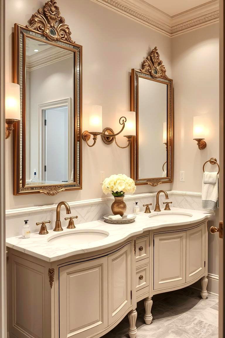 Elegant Fixtures Focus - 24 Double Vanity Bathroom Ideas