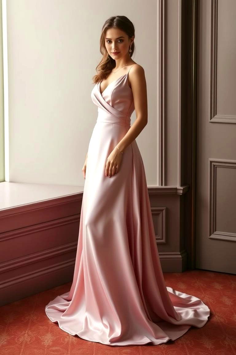 Elegant Floor Length Gown - 24 Guest Wedding Outfit Ideas