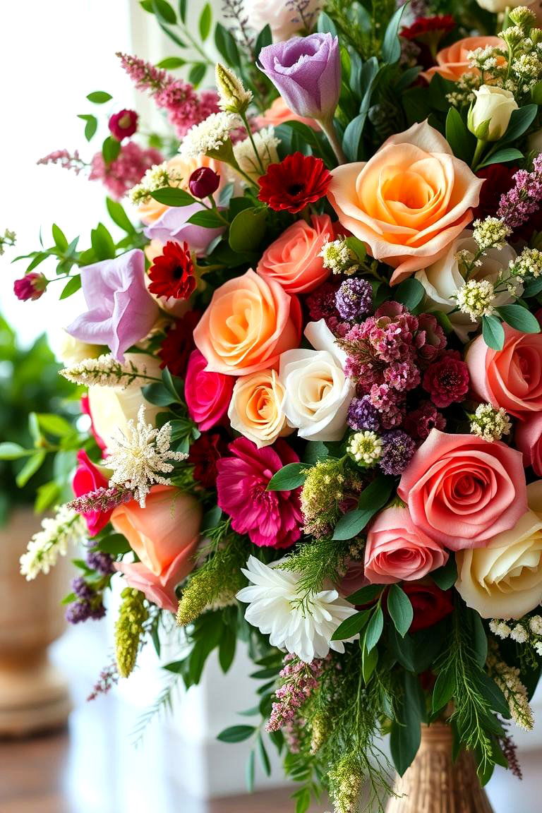 Elegant Floral Arrangements - 24 Wedding Decoration Ideas