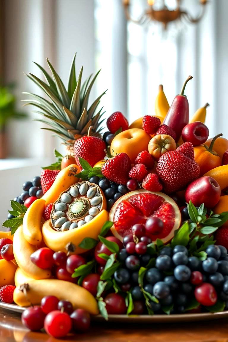 Elegant Fruit Display - 24 Centerpiece Ideas