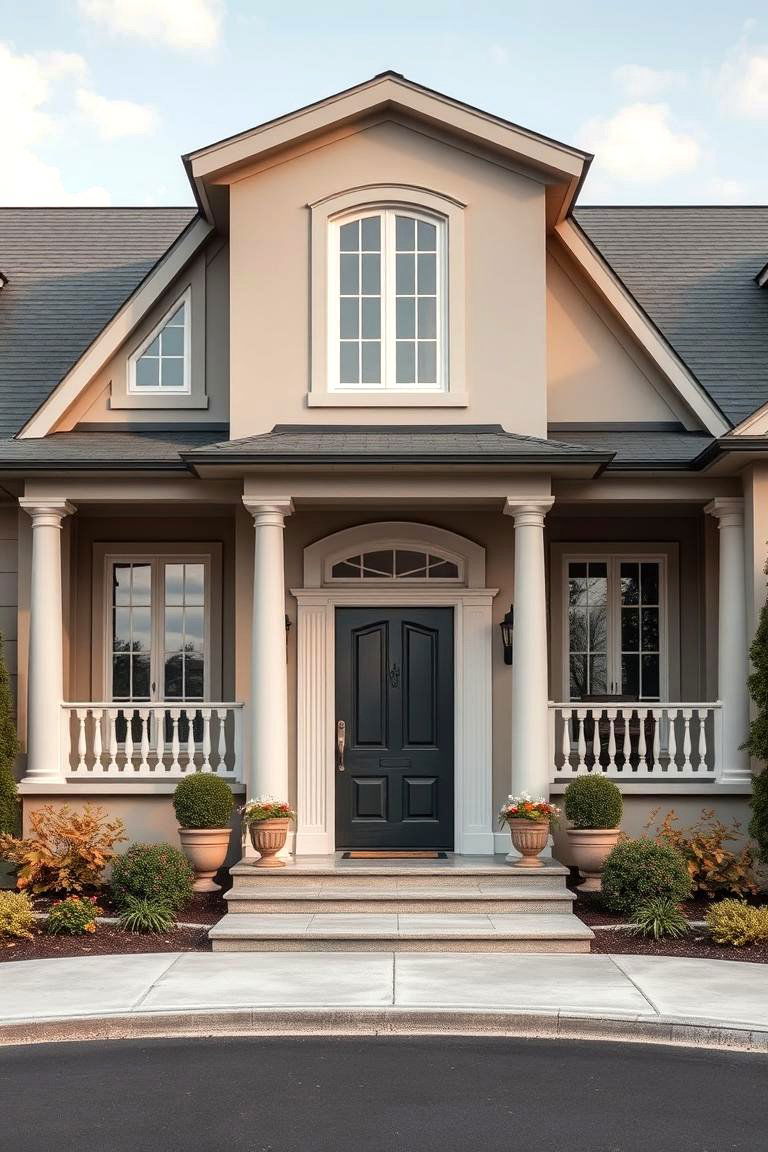 Elegant Greige Blend - 24 Greige Paint Colors for Exteriors