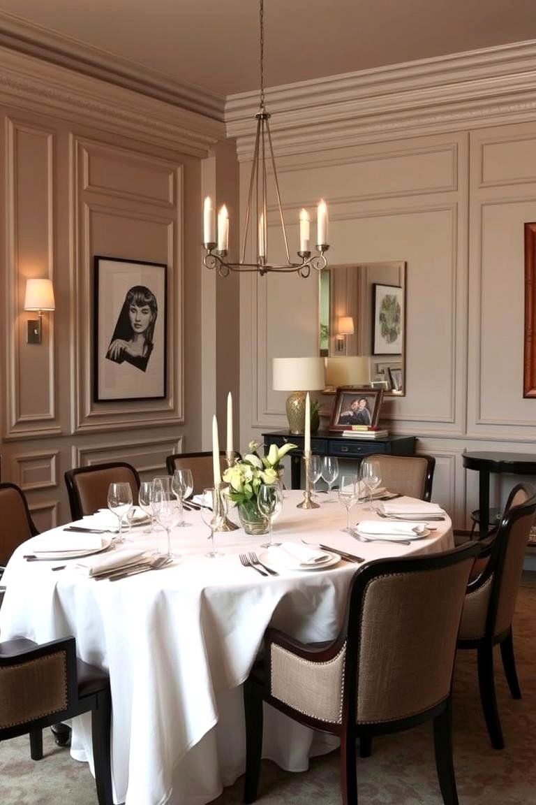 Elegant Greige Dining Room Ambiance - 24 Greige Interior Design Ideas
