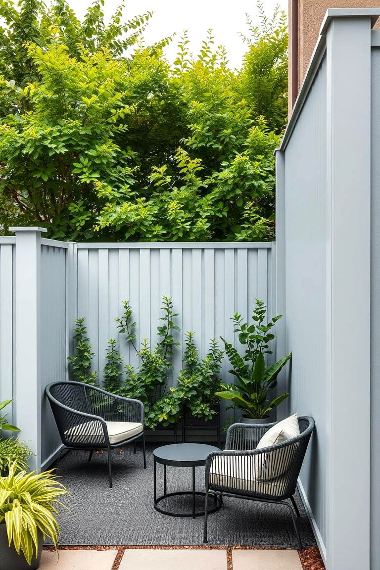 Elegant Grey - 24 Garden Fence Colour Ideas