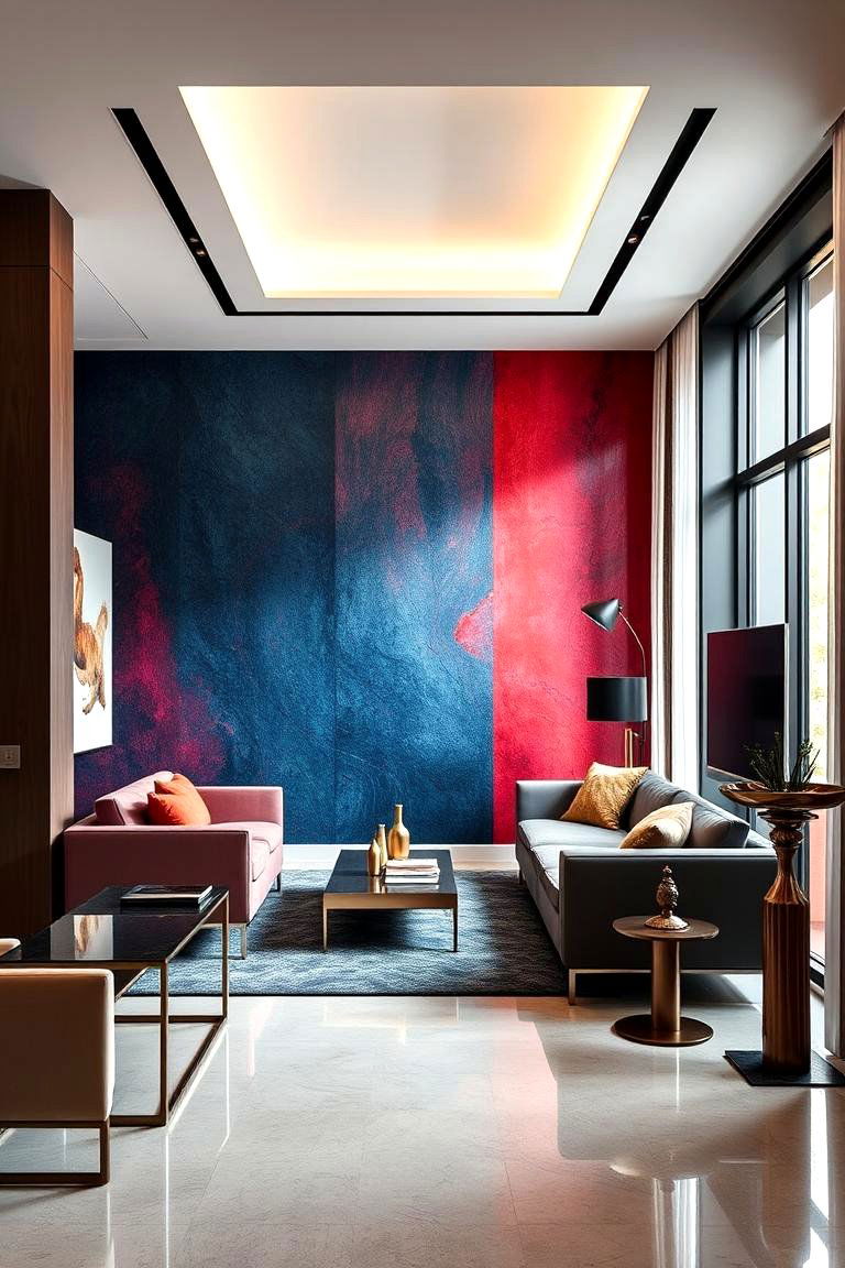 Elegant Jewel Accent Walls - 24 Ways to Decorate With Jewel Tones