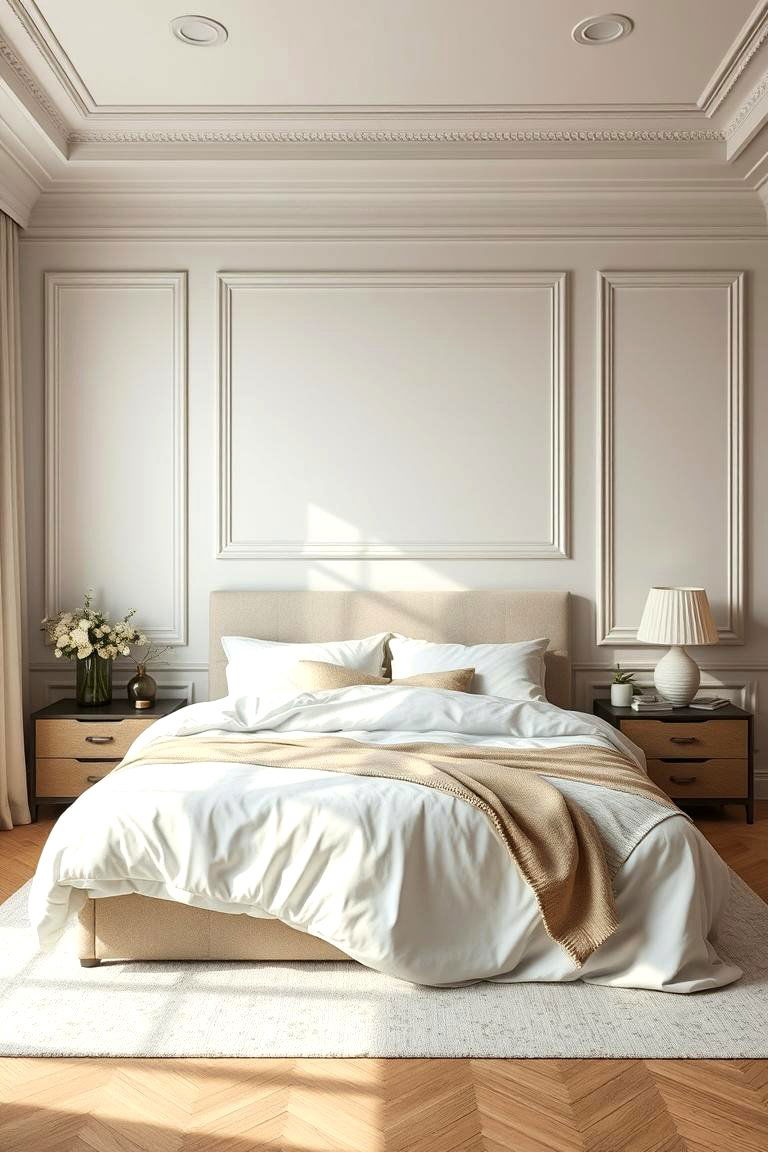 Elegant Limewash Detailing - 24 Limewash Bedroom Ideas