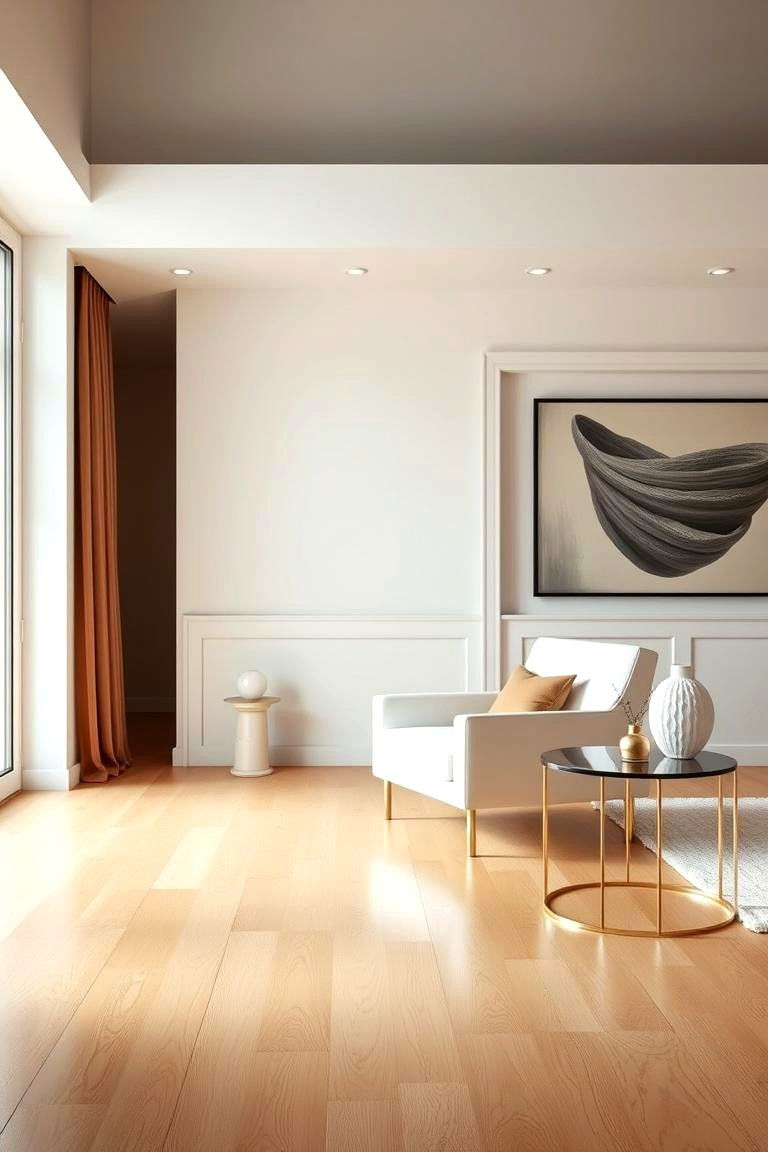 Elegant Maple Flooring - 24 Living Room Wood Floor Ideas