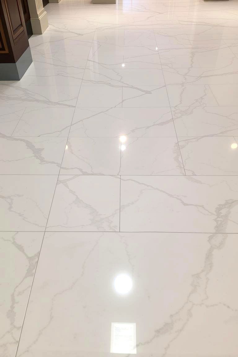 Elegant Marble Tiles for a Touch of Luxury - 24 Mudroom Tile Floor Ideas