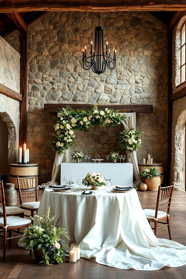 Elegant Monochrome Rustic Themes - 24 Black and White Wedding Ideas