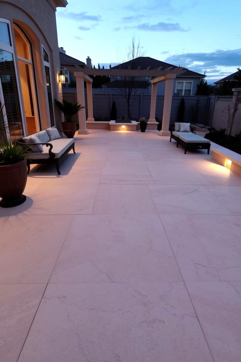 Elegant Natural Stone Tiles - 24 patio tile ideas