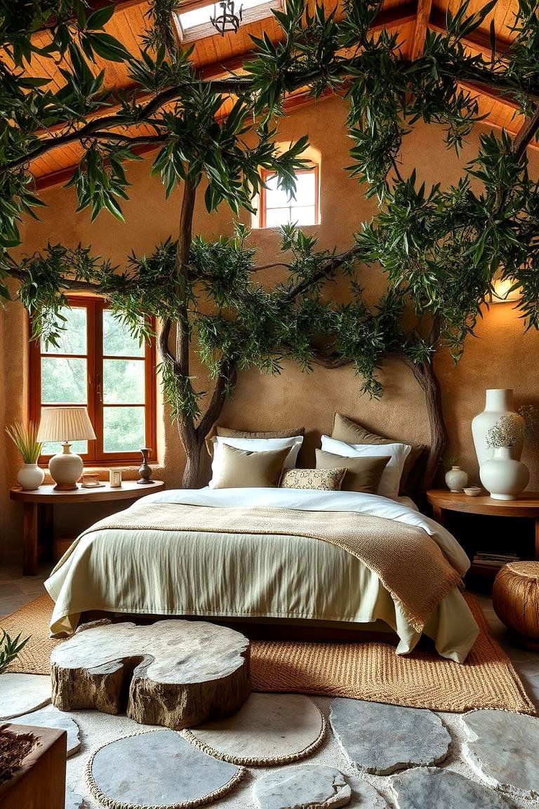 Elegant Olive Grove - 24 Greek Bedroom Design Ideas