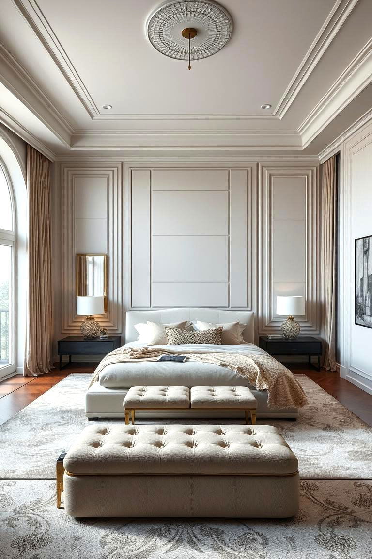 Elegant Open Plan Layout - 24 L-shaped Bedroom Layout Ideas