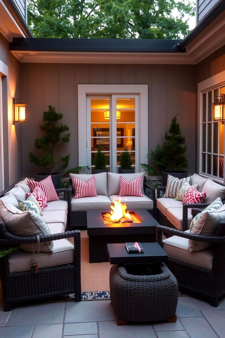 Elegant Outdoor Lounge - 24 Corner Patio Ideas