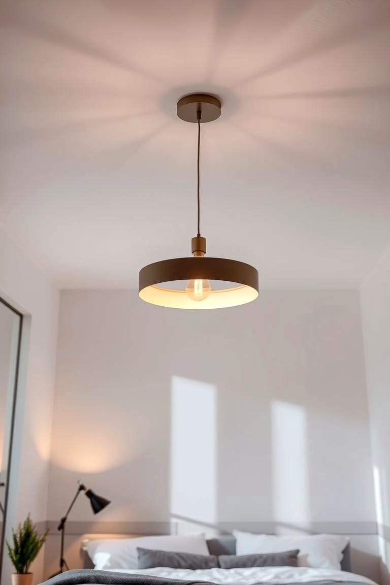 Elegant Pendant Lights - 24 Small Bedroom Lighting Ideas