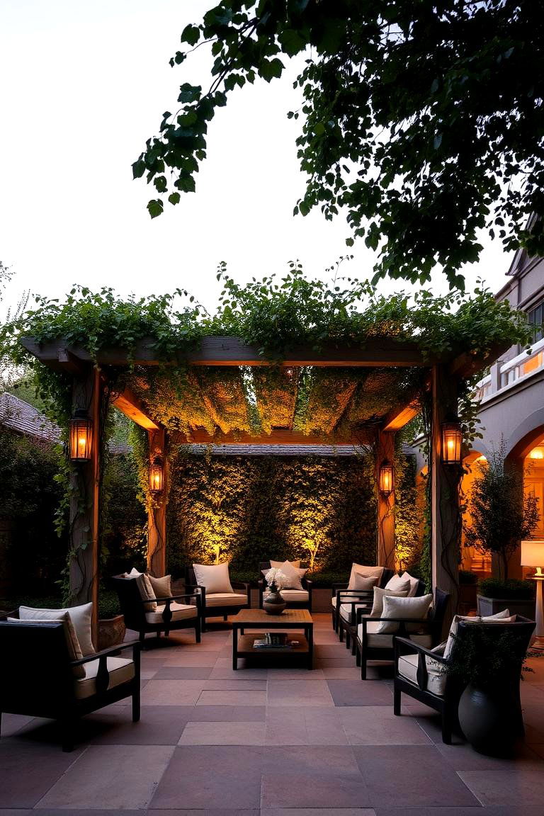 Elegant Pergola Paradise - 24 Front Yard Patio Ideas