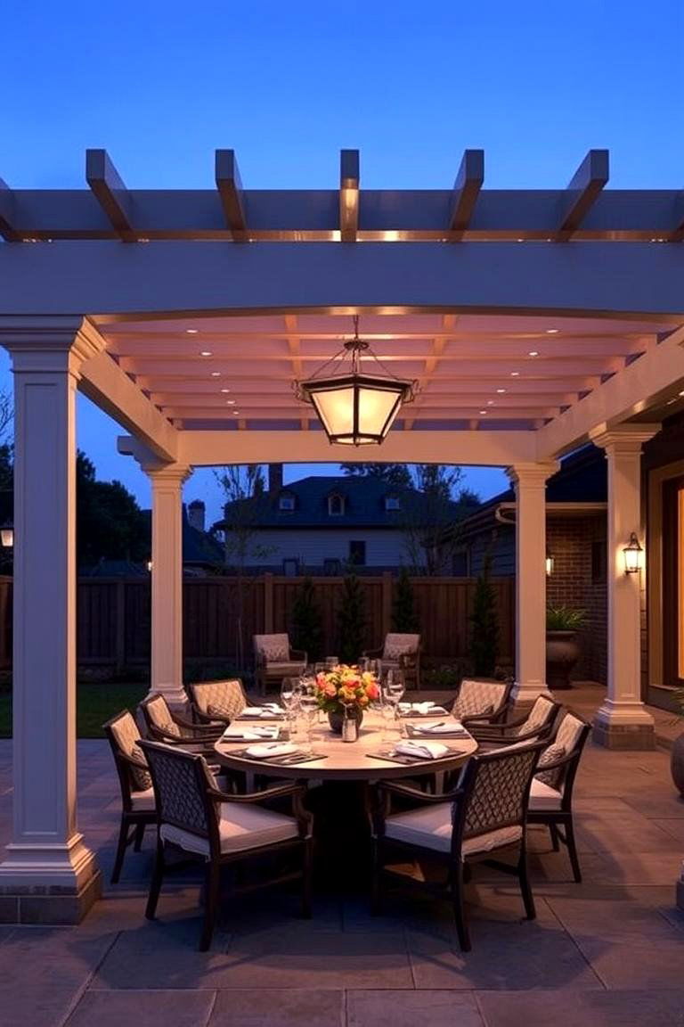 Elegant Pergola Shade for Outdoor Dining - 24 Pergola Shade Ideas