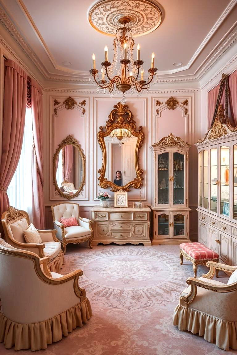 Elegant Princess Playroom - 24 Barbie Room Ideas