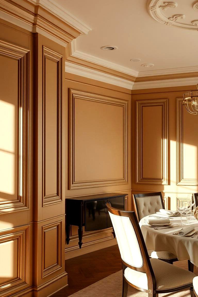 Elegant Raised Panel Detailing - 24 Dining Room Wainscoting Ideas