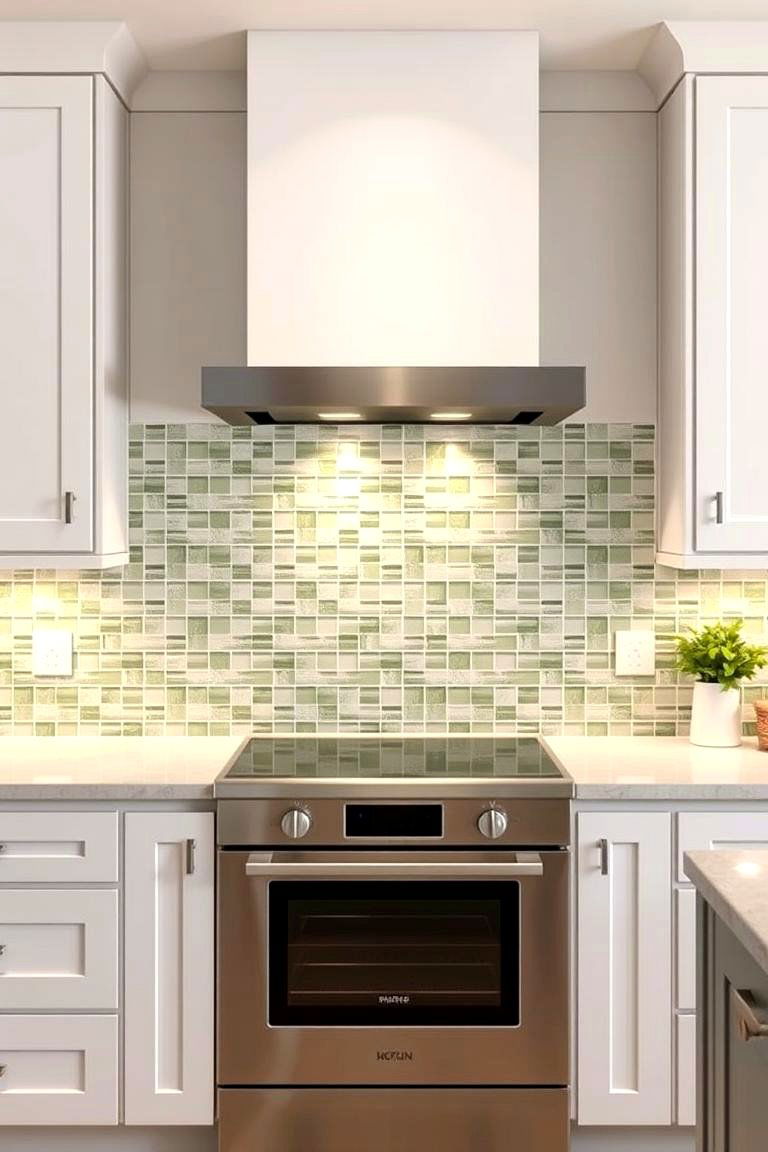 Elegant Sage Green Backsplash - 24 Sage Green Kitchen Ideas