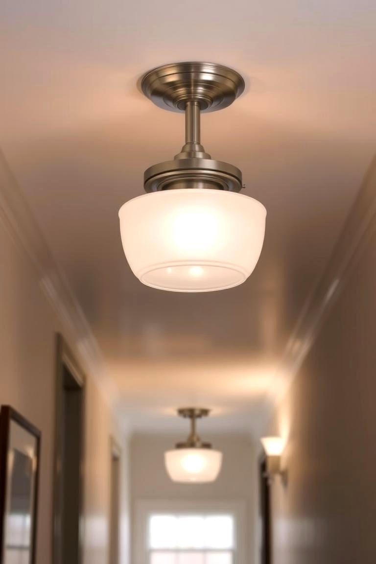 Elegant Semi Flush Mount Ceiling Lights - 24 Hallway Lighting Ideas