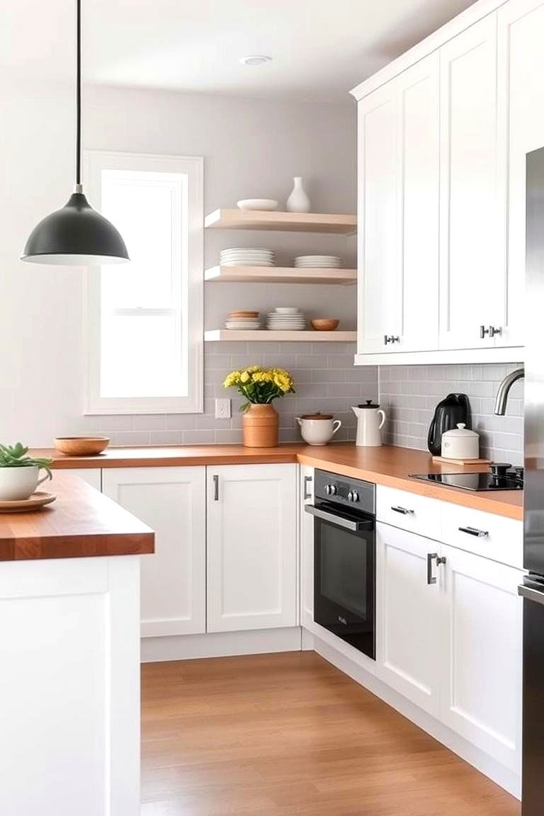 Elegant Simplicity - 24 Kitchens With Butcher Block Countertops