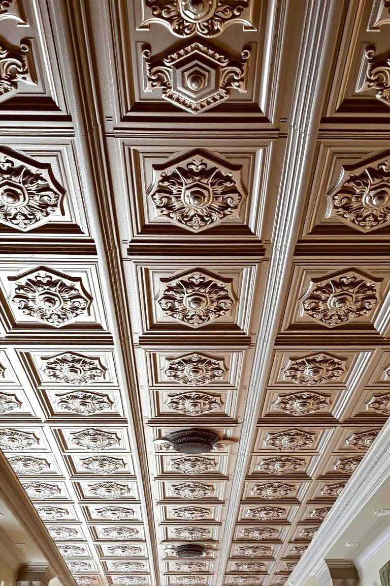 Elegant Tin Ceiling Arrangements - 24 Tin Ceiling