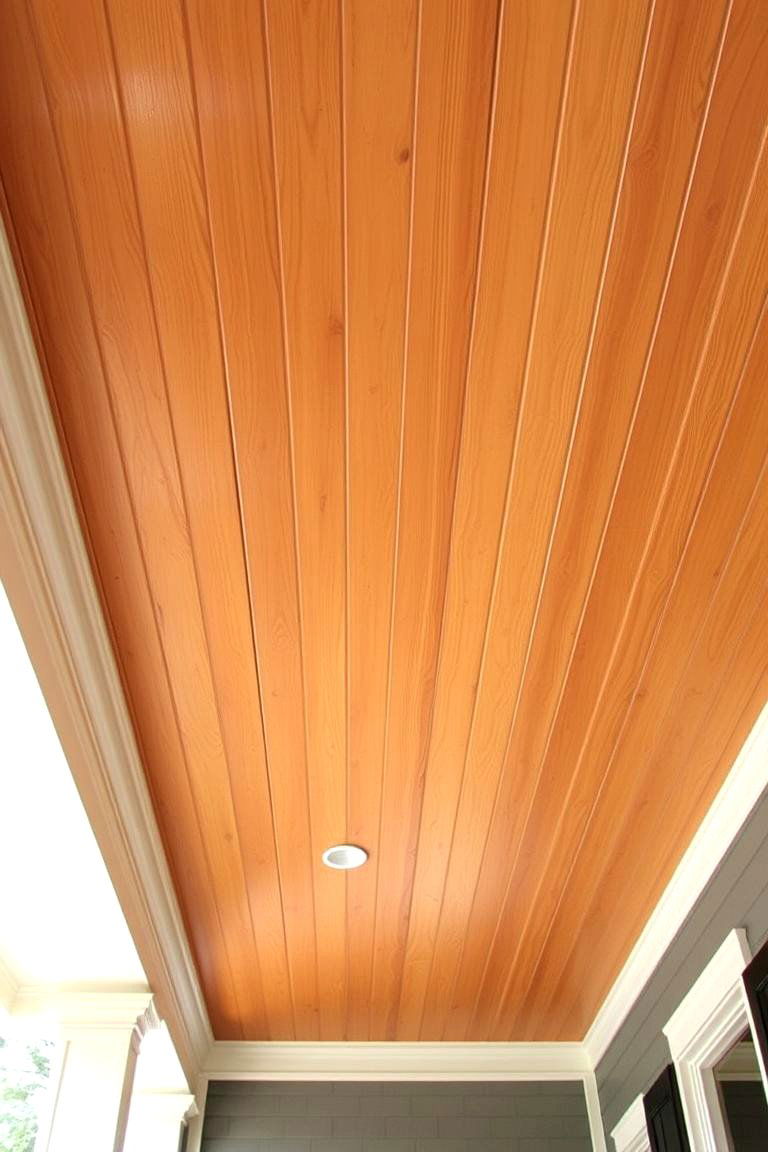 Elegant Tongue and Groove - 24 Porch Ceiling Ideas