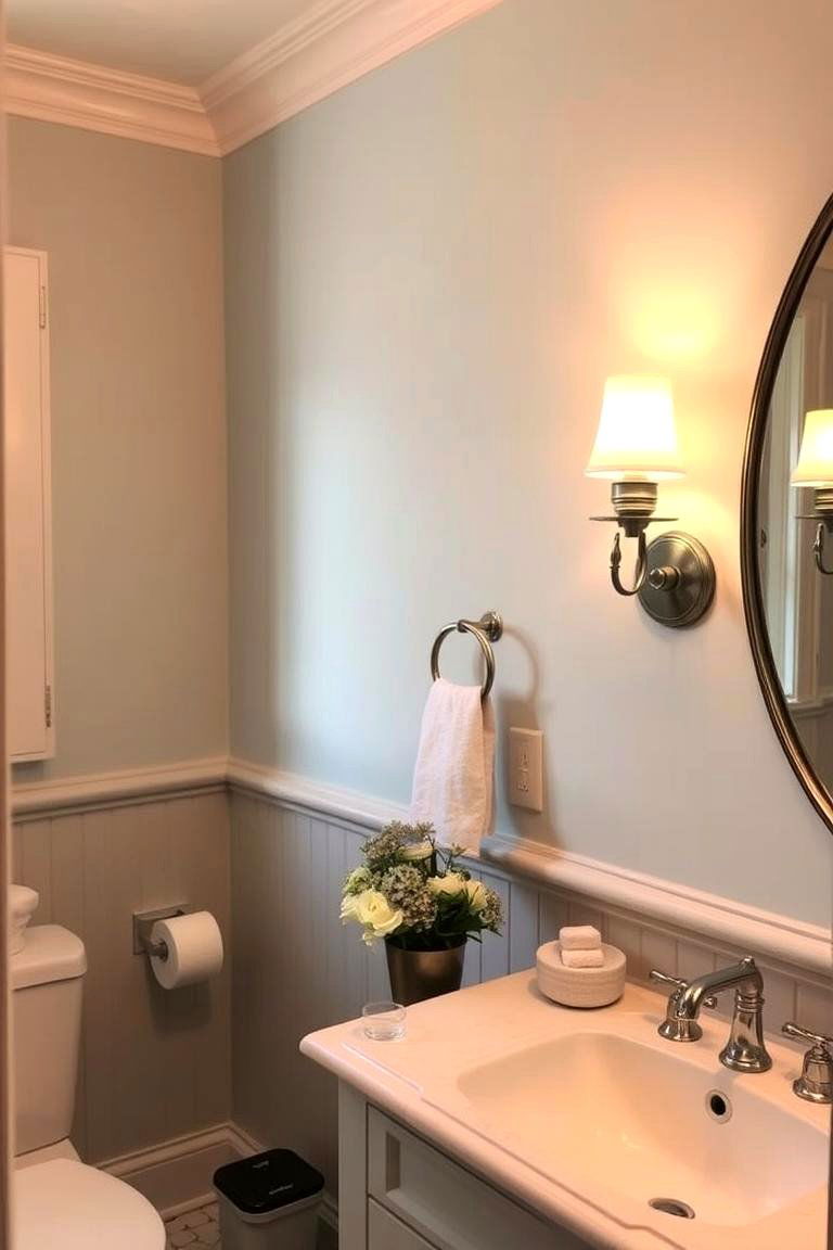 Elegant Wall Sconces - 24 Art Deco Bathroom Ideas