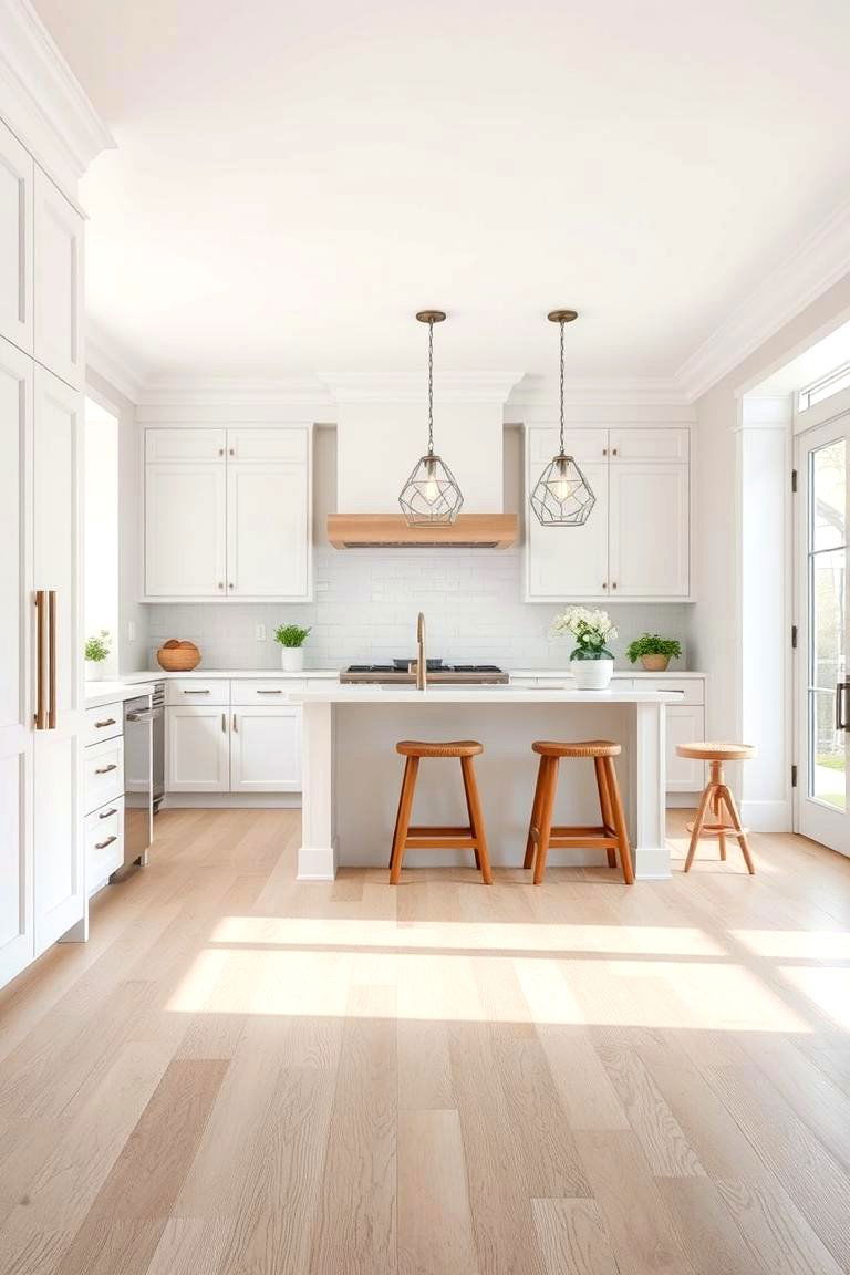 Elegant White Oak - 24 Wood Floor Colors