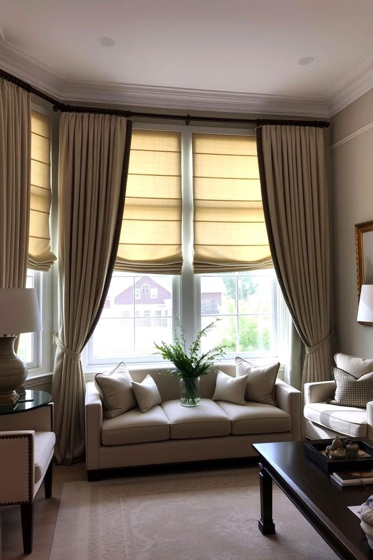 Elegant Window Treatments - 24 Joanna Gaines Living Room Ideas