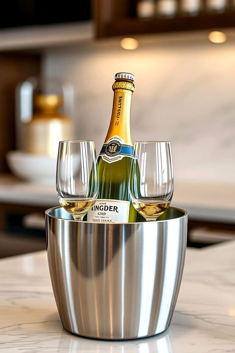 Elegant Wine Chiller - 24 Wedding Gift Ideas for Bride