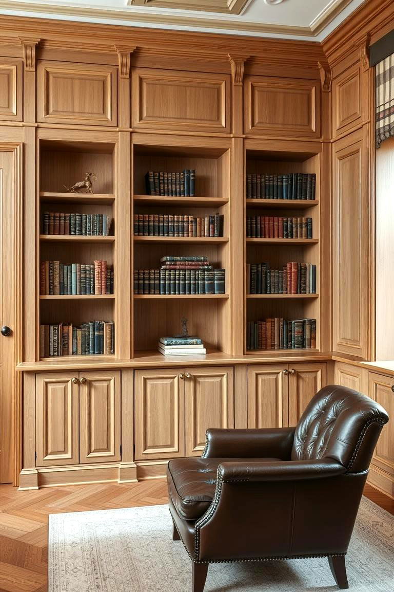 Elegant Wooden Paneling - 24 Wooden Interior Design Ideas