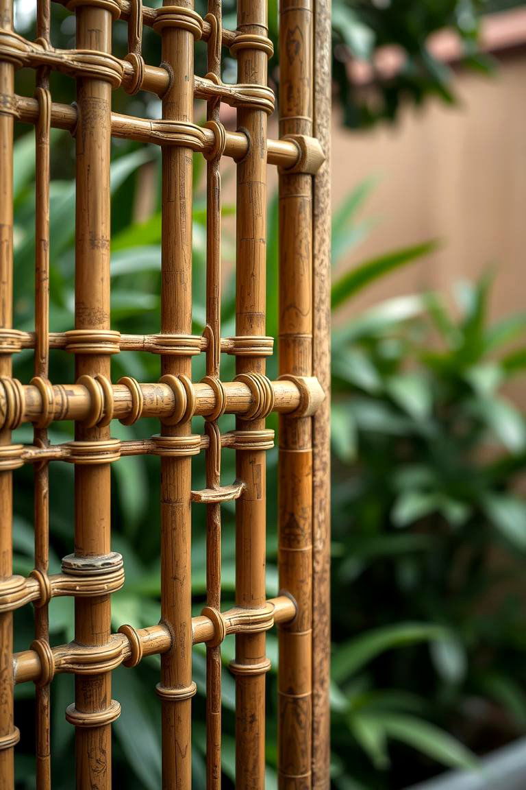 Elegant and Versatile Bamboo Screens - 24 Privacy Patio Ideas
