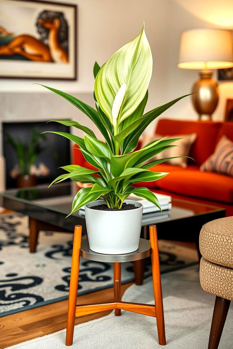 Elevate Plants with Stylish Stands - 24 Ways Decorating With Plants