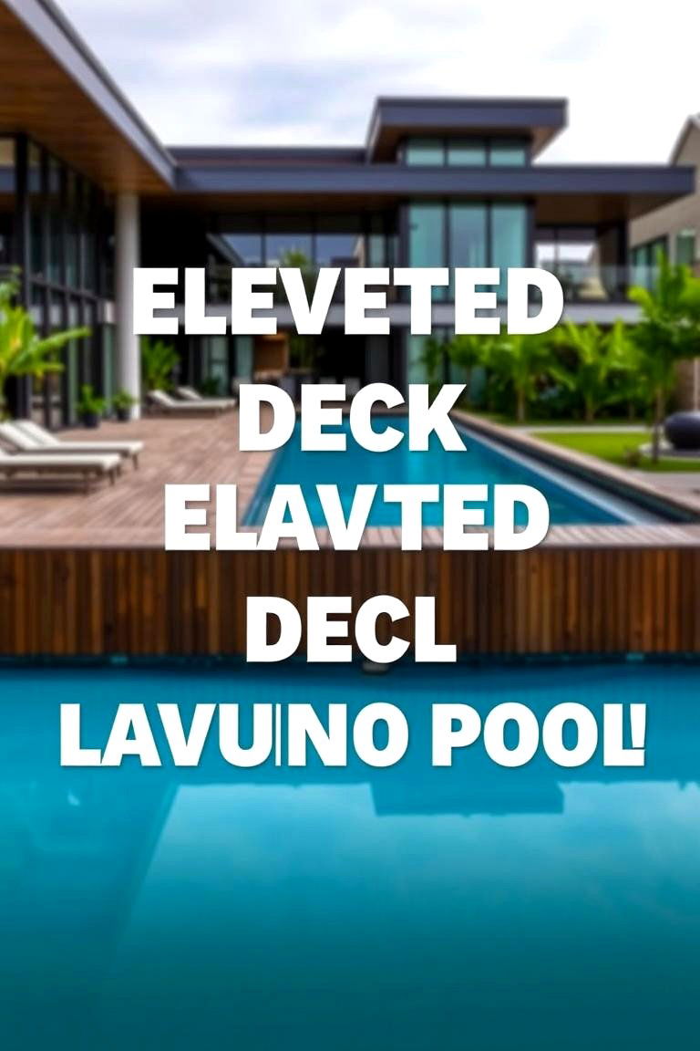 Elevated Deck Lagoon Pool - 24 Lagoon Pool Design Ideas