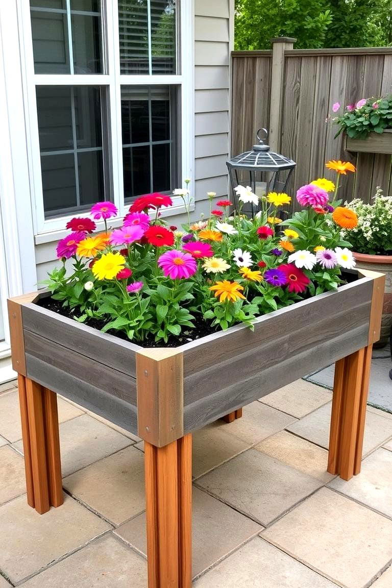 Elevated Raised Garden Bed with Legs - 24 Raised Garden Bed Ideas
