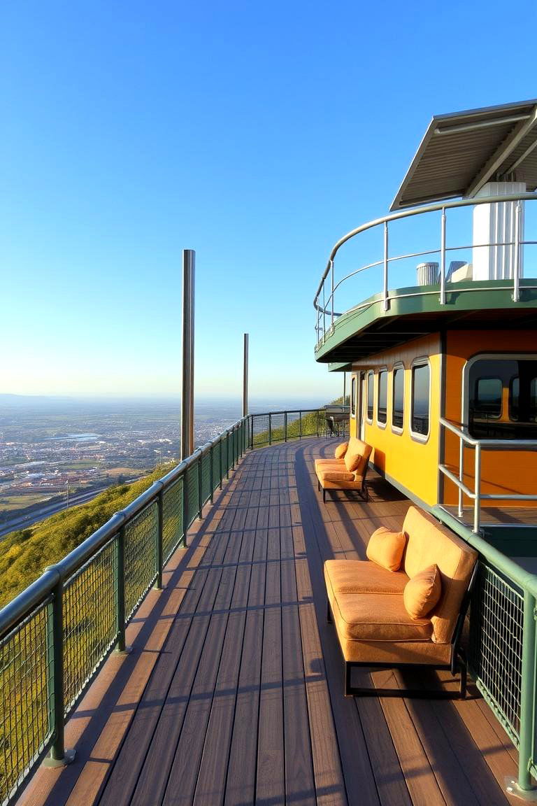 Elevated Viewing Deck - 24 Mobile Home Deck Ideas